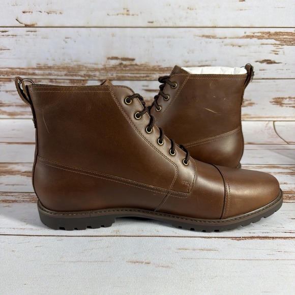 Cole Haan Original Grand+ Lug Boots Mens Size 11 Brown Leather Lace Up NIB main image 8